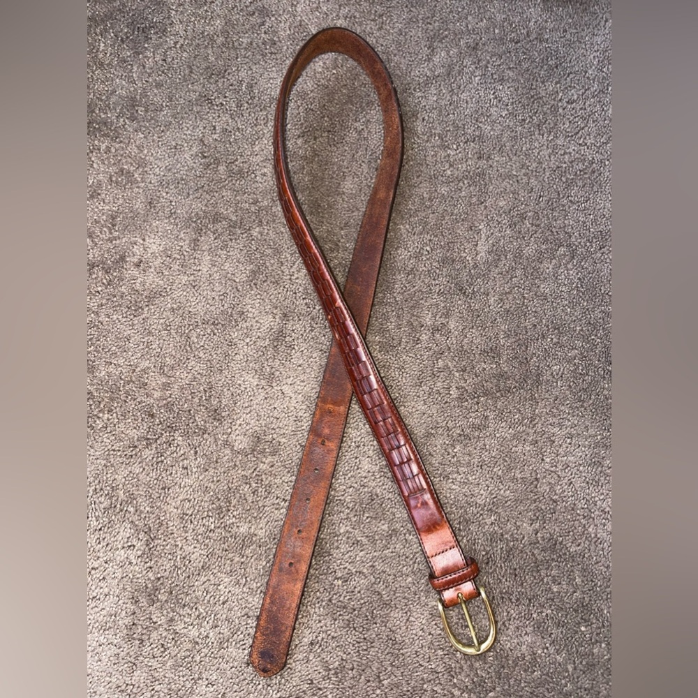 Vintage Genuine Leather Belt